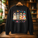 Colorful Patterned Ghosts Halloween Tshirt
