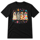 Colorful Patterned Ghosts Halloween Tshirt