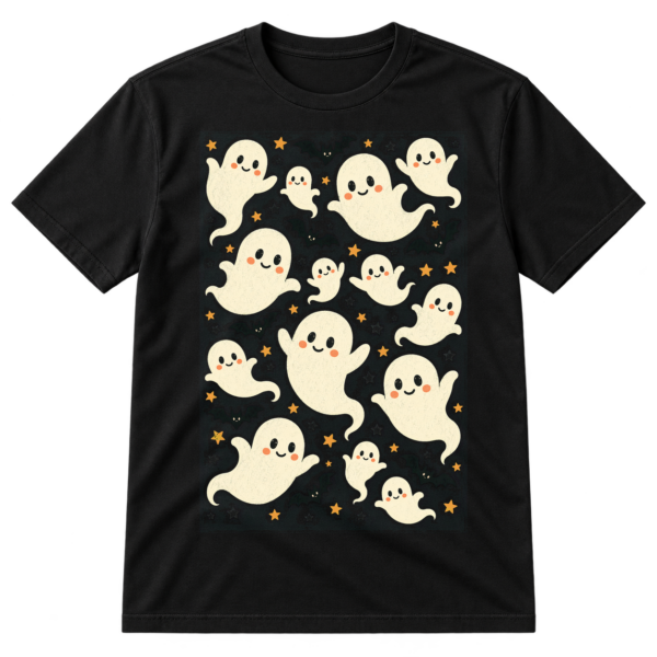 Cute Halloween Ghosts Pattern Tshirt