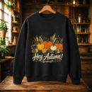 Hey Autumn Pumpkin Greeting Tshirt