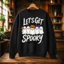 Lets Get Spooky Halloween Ghosts Tshirt
