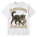 Vintage graphic with the phrases NO GODS NO MASTERS and NI DIEU NI MAÎTRE around a cat holding a snake.