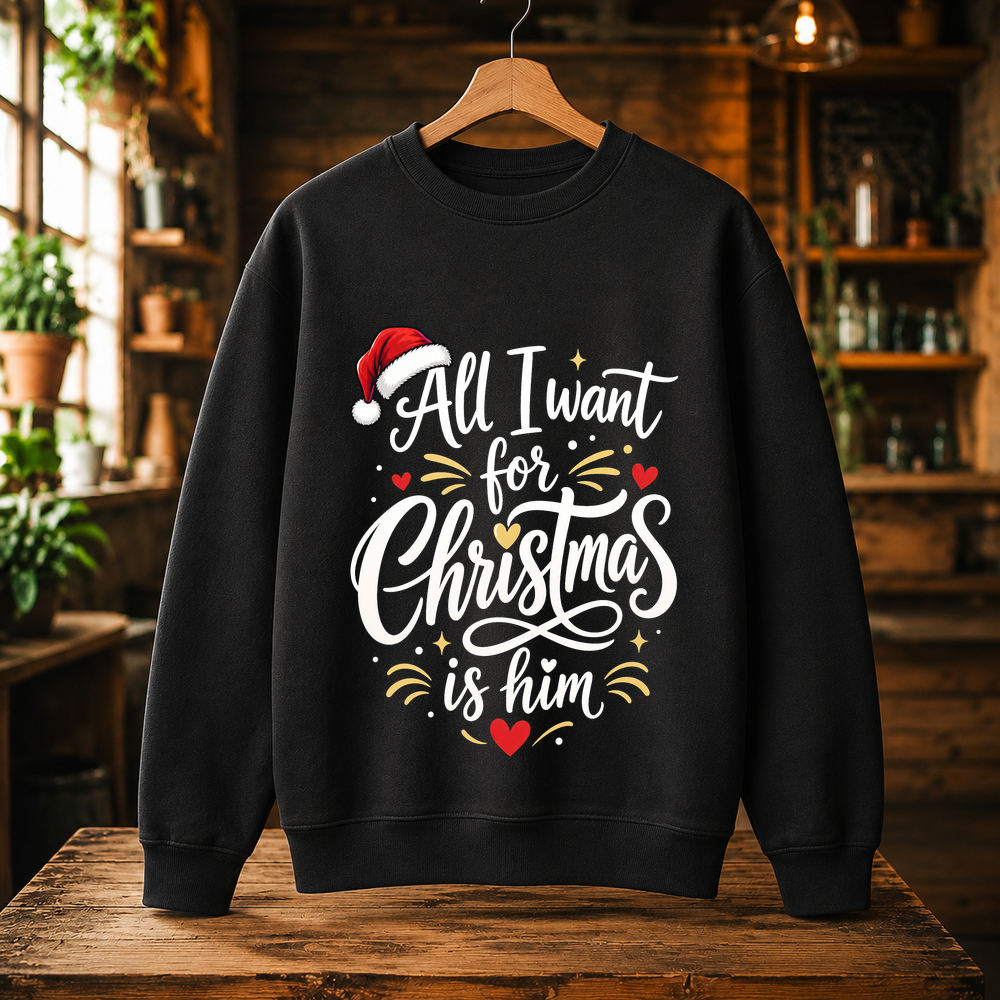 All I Want For Christmas Is Him Tshirt