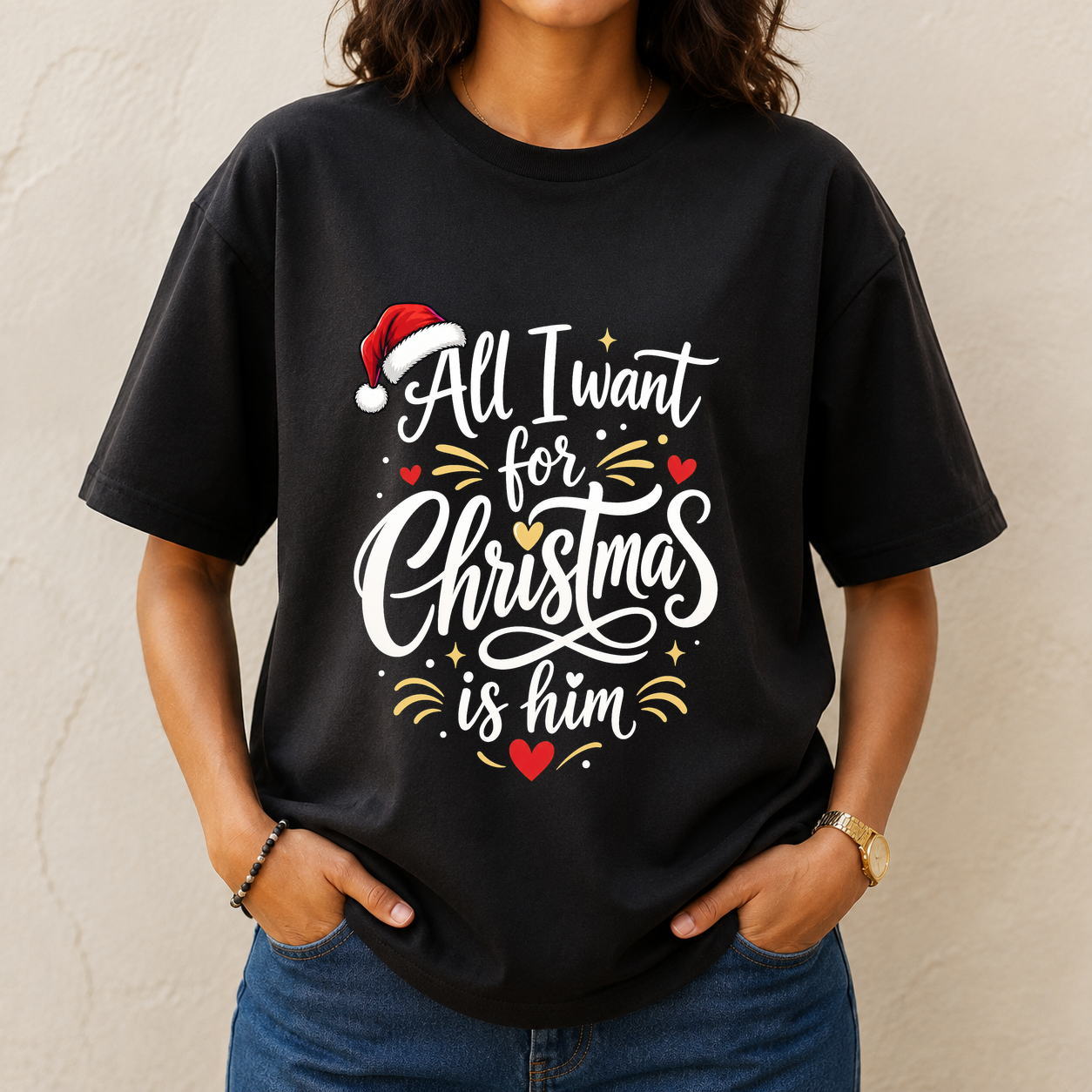 All I Want For Christmas Is Him Tshirt