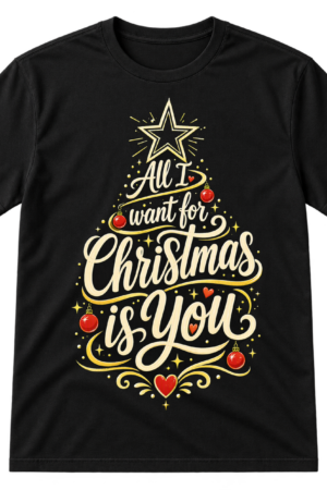 All I Want For Christmas Tree Tshirt