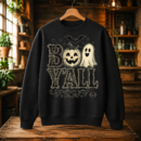 Boo Yall Halloween Typography Tshirt