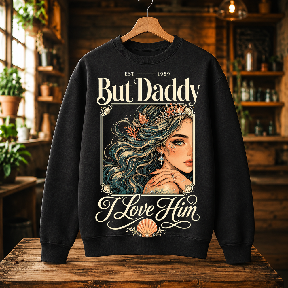 But Daddy I Love Him Mermaid Tshirt