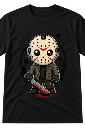 Chibi Jason Voorhees Horror Character Tshirt