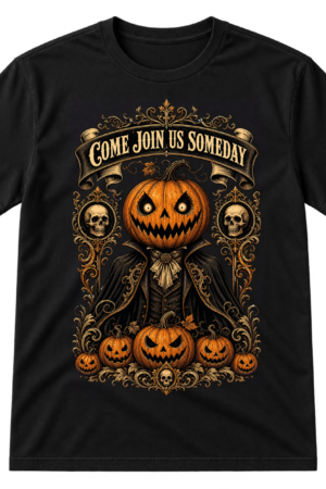 Come Join Us Someday Halloween Pumpkin Tshirt