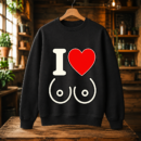 I Love Boobs Icon Tee Tshirt