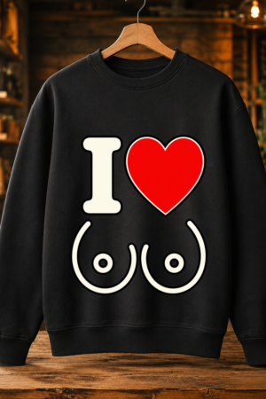 I Love Boobs Icon Tee Tshirt