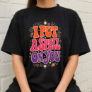 I Put A Spell On You Witchy Typography Tshirt