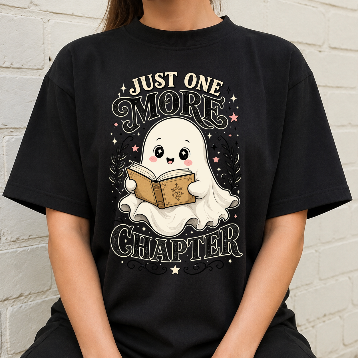 Reading Ghost Sticker Tshirt