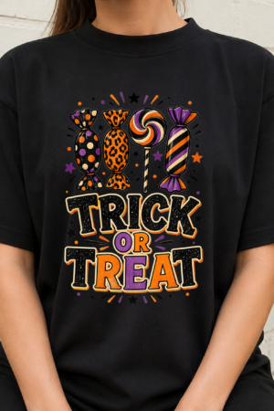 Trick Or Treat Halloween Candy Tshirt