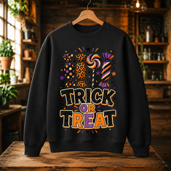 Trick Or Treat Halloween Candy Tshirt