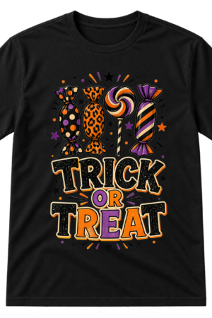 Trick Or Treat Halloween Candy Tshirt