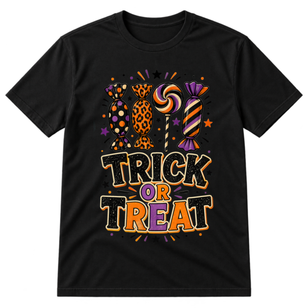 Trick Or Treat Halloween Candy Tshirt