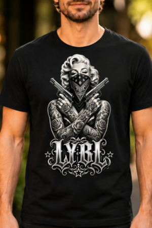 Bandana Guns Tattooed Icon Tshirt