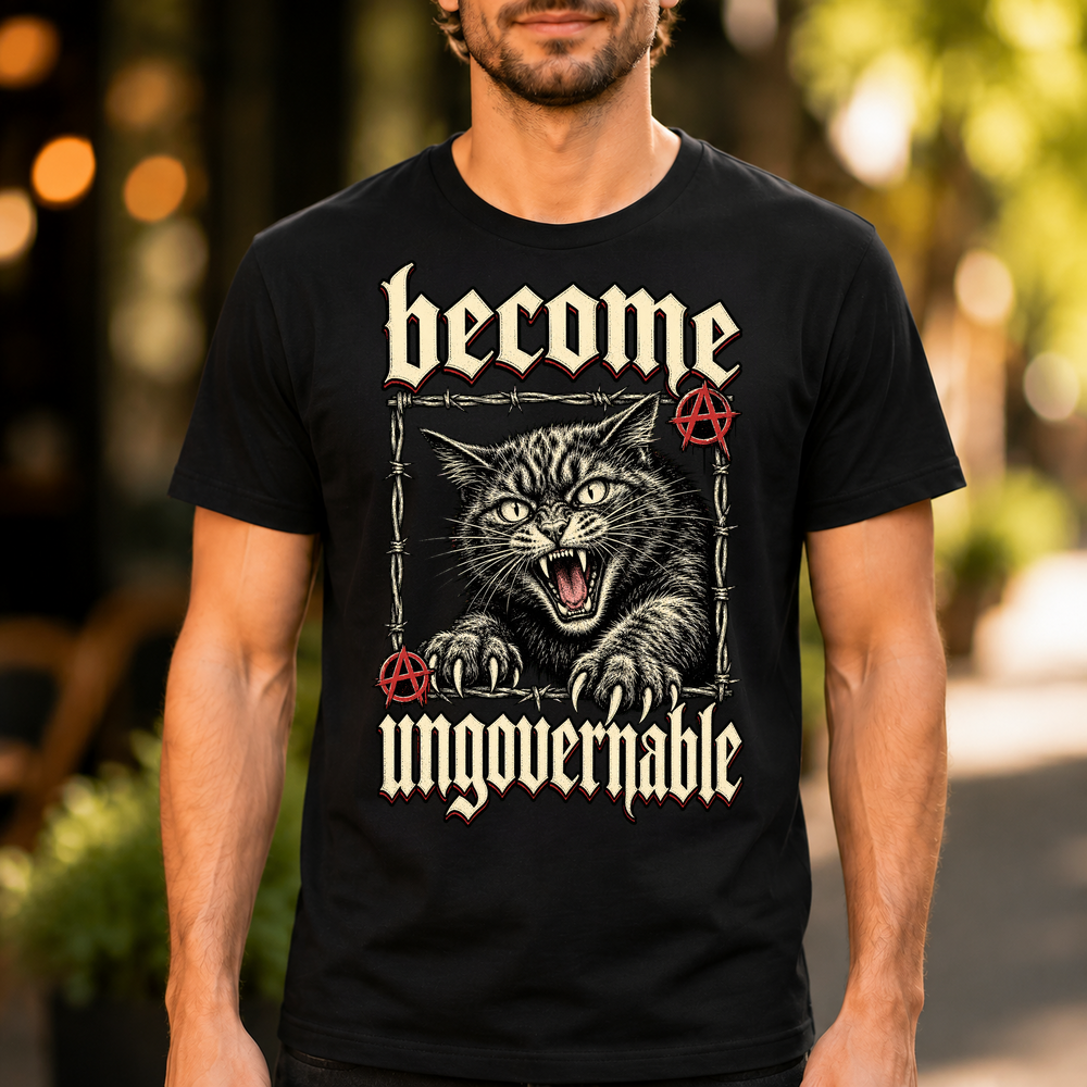 Become Ungovernable Cat Tshirt