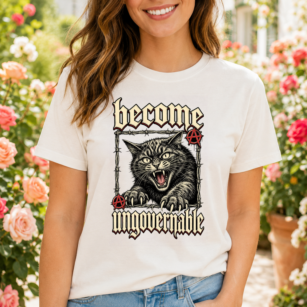 Become Ungovernable Cat Tshirt