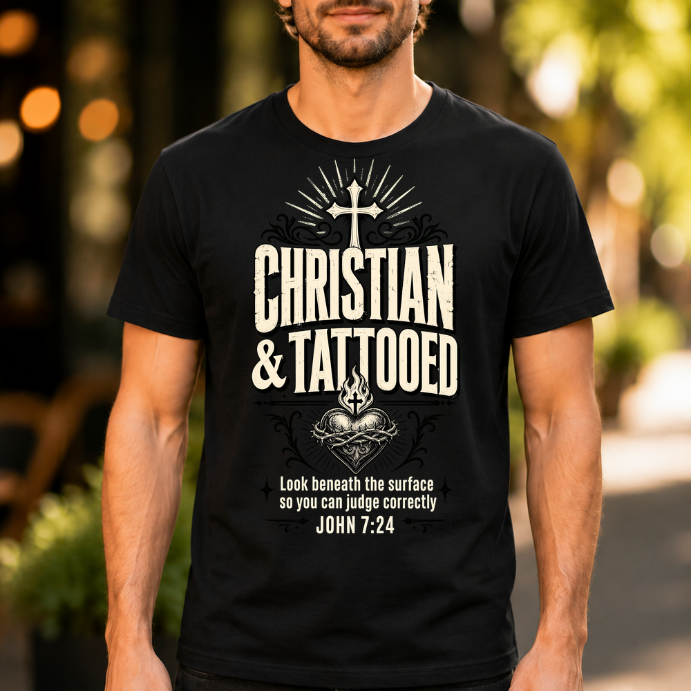 Christian And Tattooed Faith Shirt Tshirt