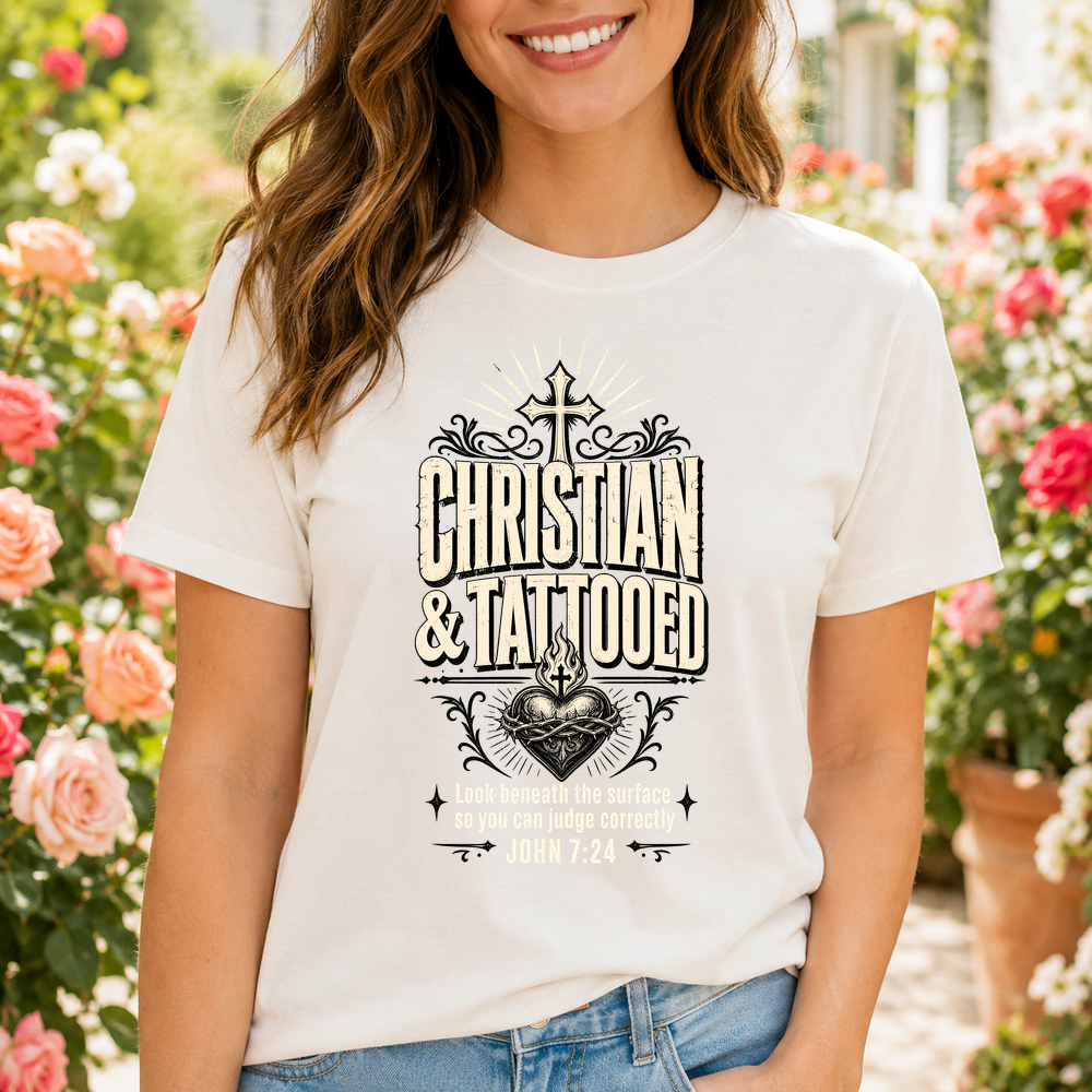 Christian And Tattooed Faith Shirt Tshirt