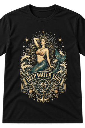 Deep Water Soul Mermaid Vintage Tshirt