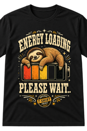 Energy Loading Sloth Tshirt