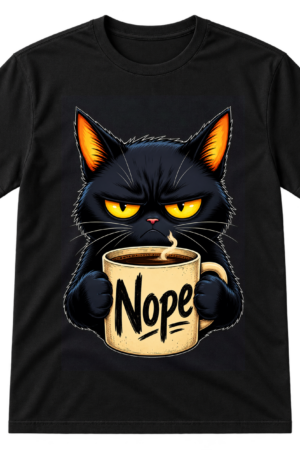 Grumpy Cat Coffee Nope Tshirt