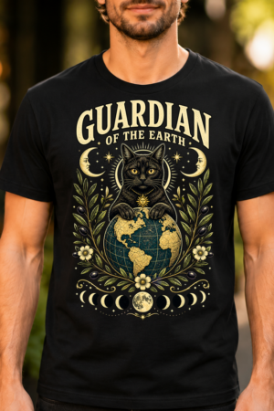 Guardian Of The Earth Cat Tshirt