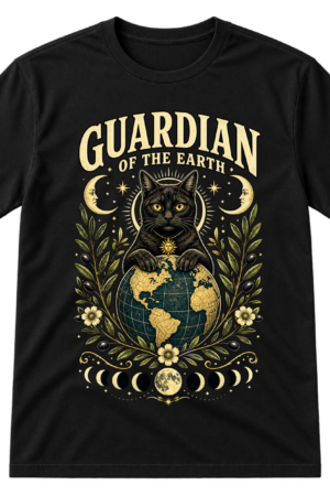 Guardian Of The Earth Cat Tshirt