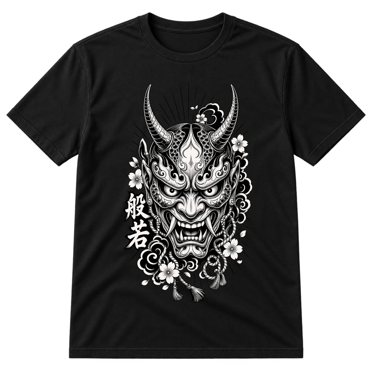 Hannya Mask Japanese Demon Tshirt