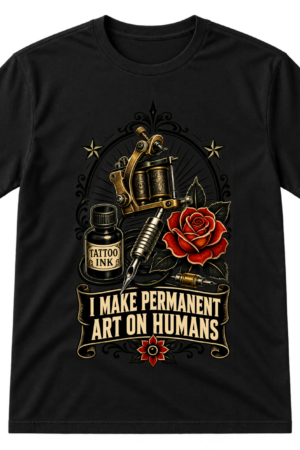 I Make Permanent Art On Humans Tattoo Tshirt