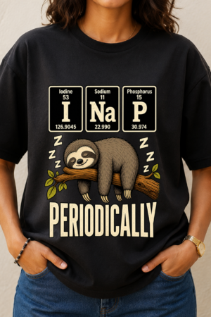 I Nap Periodically Sloth Tshirt