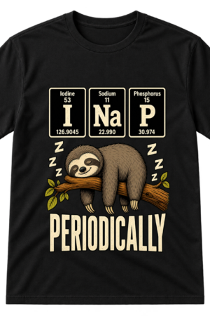 I Nap Periodically Sloth Tshirt