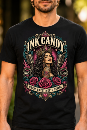 Ink Candy Tattoo Studio Emblem Tshirt