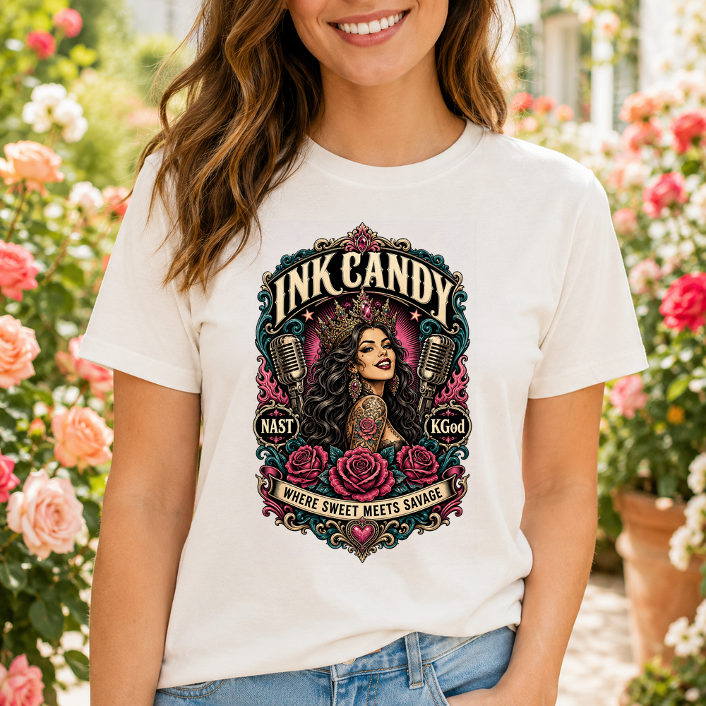 Ink Candy Tattoo Studio Emblem Tshirt