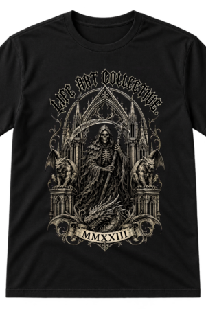 Life Art Collective Grim Reaper Gothic Tshirt
