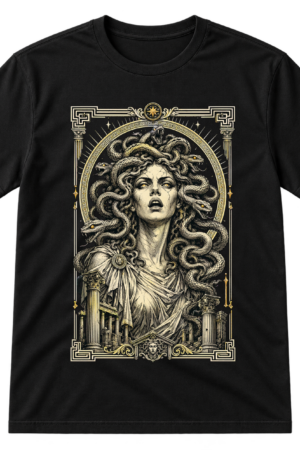Medusa Serpent Mythology Illustration Tshirt