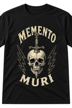 Memento Muri Skull Dagger Lightning Tshirt