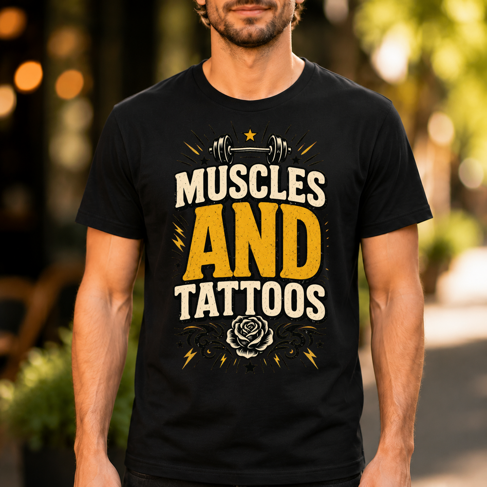 Muscles And Tattoos Tshirt