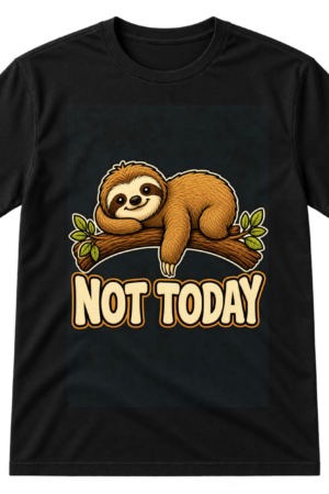 Not Today Sloth Tshirt
