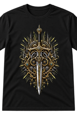 Ornate Radial Sword Emblem Tshirt