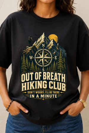 Out Of Breath Hiking Club 2 Tshirt