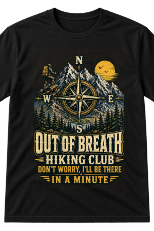 Out Of Breath Hiking Club Tshirt