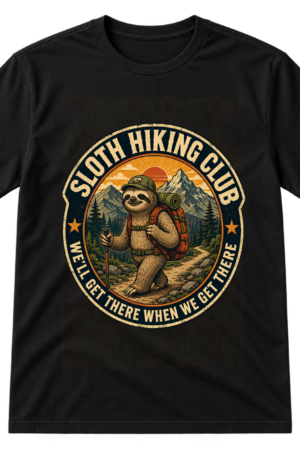 Sloth Hiking Club 2 Tshirt