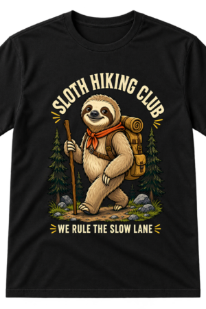 Sloth Hiking Club Tshirt