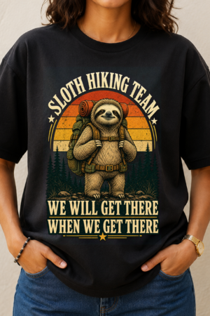 Sloth Hiking Team Tshirt