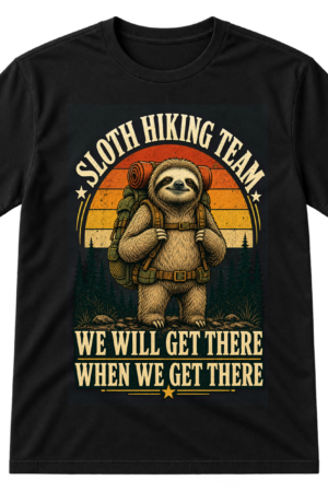 Sloth Hiking Team Tshirt
