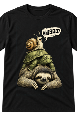 Sloth Turtle Snail Ride Tshirt